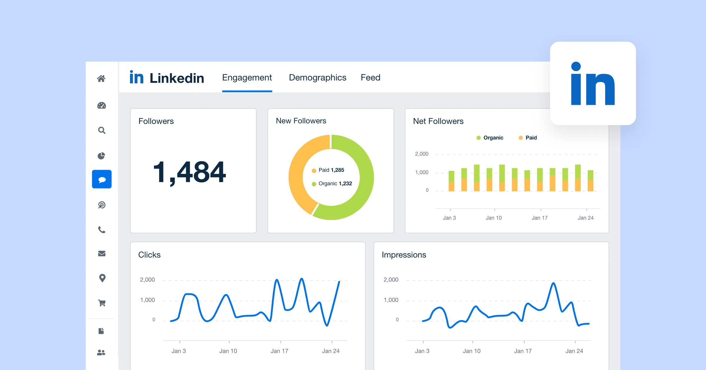 Phân tích dữ liệu để tìm insight, tối ưu tăng follow LinkedIn